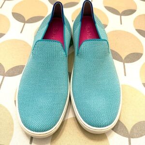 Rothy’s Island Blue Sneakers in Teal